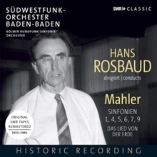 Cheapest 🤩 Hans Rosbaud Conducts Mahler: Sinfonien 1, 4, 5, 6, 7, 9 (CD Box Set) 💯