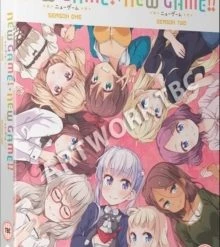 Brand new 👍 New Game! + New Game!!: Season 1 & 2 (DVD Box Set) Yoshiyuki Fujiwara 💯