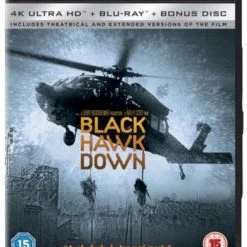 New 🤩 Black Hawk Down (Blu-ray 4K Ultra HD + Blu-ray) Gabriel Casseus, Tom Sizemore 🎉