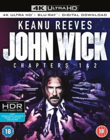 Hot Sale ๐ John Wick: Chapters 1 & 2 (Blu-ray 4K Ultra HD + Blu-ray) Michael Nyqvist, Adrianne Palicki ๐