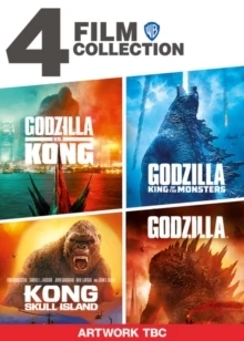 Promo ๐ Godzilla and Kong: 4-film Collection (DVD Box Set) Alexander Skarsgard, Brie Larson ๐