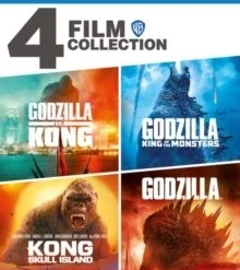 Flash Sale 🧨 Godzilla and Kong: 4-film Collection (Blu-ray Box Set) Ken Watanabe, Alexander Skarsgard 🛒