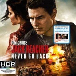 Brand new 🔔 Jack Reacher - Never Go Back (Blu-ray 4K Ultra HD + Blu-ray) Edward Zwick, Tom Cruise ✔️
