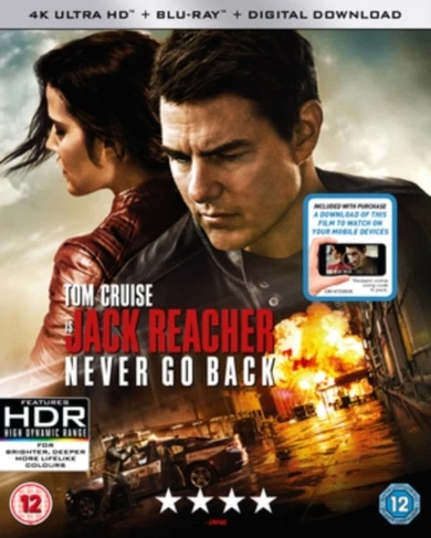 Brand new 🔔 Jack Reacher - Never Go Back (Blu-ray 4K Ultra HD + Blu-ray) Edward Zwick, Tom Cruise ✔️