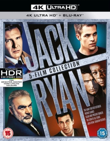 Discount β Jack Ryan: 5-film Collection (Blu-ray 4K Ultra HD + Blu-ray) Sean Bean, Ken Jenkins π