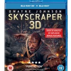 Flash Sale 🎉 Skyscraper (Blu-ray 3D Edition with 2D Edition + Digital Download) Byron Lawson, Chin Han ✨