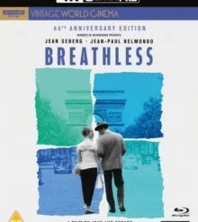 Promo 💯 Breathless (Blu-ray 4K Ultra HD + Blu-ray (60th Anniversary)) Henri-Jacques Huet, Claude Mansard 💯