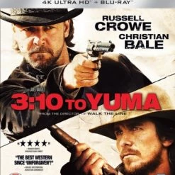 New 👍 3:10 to Yuma (Blu-ray 4K Ultra HD + Blu-ray) Russell Crowe, Luce Rains 🎁