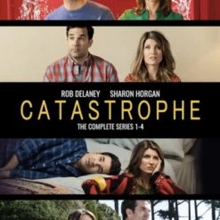 Cheap 🎁 Catastrophe: The Complete Series 1-4 (DVD Box Set) Seeta Indrani, Frances Tomelty 🌟