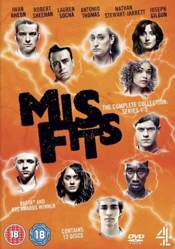 Cheap ✨ Misfits: Series 1-5 (DVD Box Set) Kehinde Fadipe, Nathan Stewart Jarrett ✔️