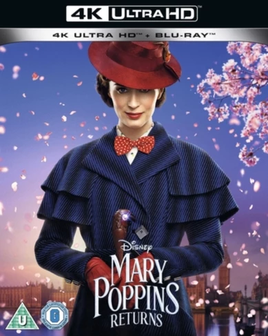 New 💯 Mary Poppins Returns (Blu-ray 4K Ultra HD + Blu-ray) Pixie Davies, Nathanael Saleh 🔥