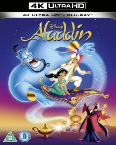 Promo 🔔 Aladdin (Blu-ray 4K Ultra HD + Blu-ray) Ron Clements, John Musker 👍
