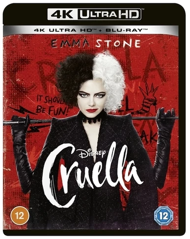 New π Cruella (Blu-ray 4K Ultra HD + Blu-ray) Emma Stone, Mark Strong π₯°
